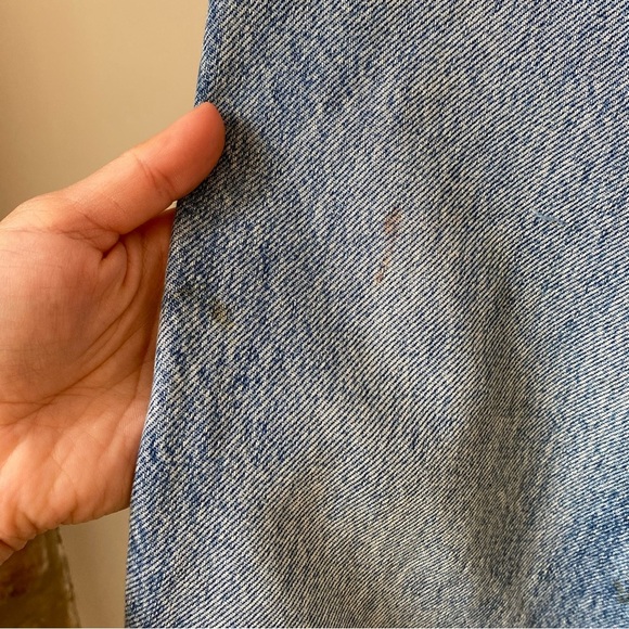 Zara Distressed Blue Denim Jeans US size 6 - Picture 7 of 7